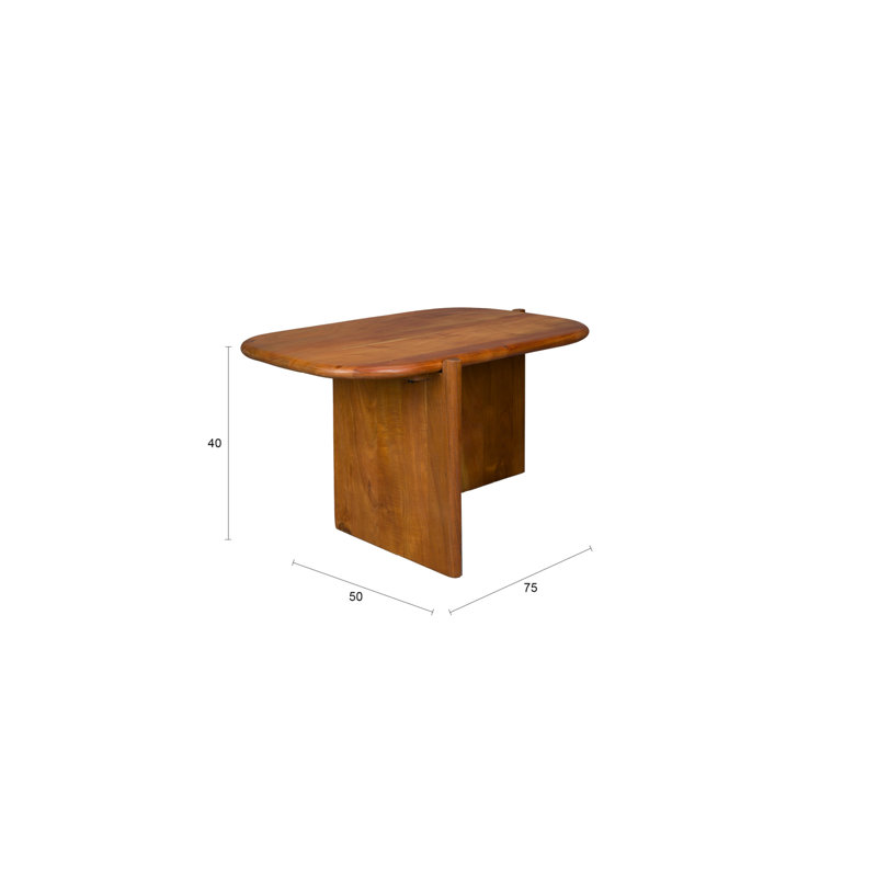 Solid Wood End Table