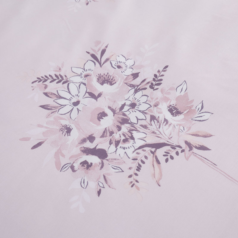 Floral Bouquet Eyelet Curtains Two Panels