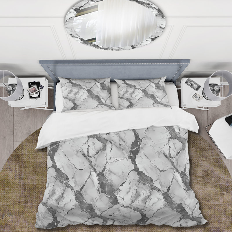 Ensemble de housse de couette Traditional, Housse de couette simple et deux taies décorative