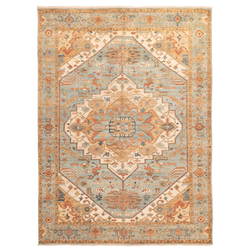 Jules Serapi Blue Rug 8'10" x 11'11"