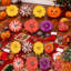 16 mini-citrouilles artificielles de 2,4 pouces, fausse petite récolte d'automne, citrouille, simulant un légume pour la fête de cuisine à domicile, décoration de l'Action de grâce (multicolore)
