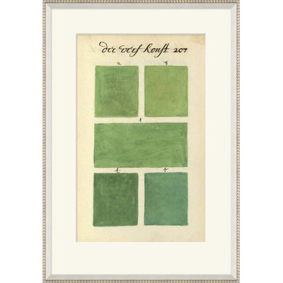Antique Color Swatches Giclee Print by A. Boogert