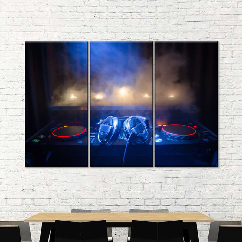 Reproduction d'art sur toile multicolore, H 24 po x l 38 po x P 1,25 po