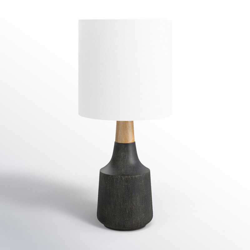 Lampe de table 18 po, Noir
