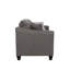 Canapé avec coussin gris anthracite Ralston