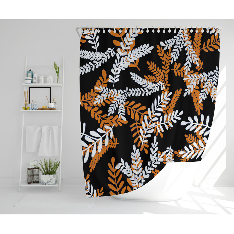 Cange Polyester Shower Curtain, 177cm H x 177cm W
