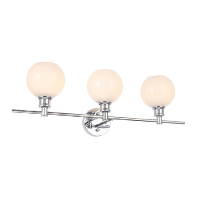 Drinkard Glass Metal Vanity Light