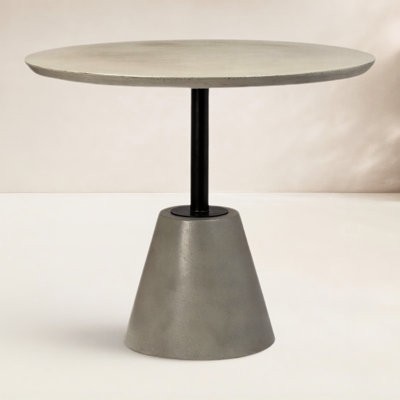 Allengrove 35'' Concrete Outdoor Bistro Table