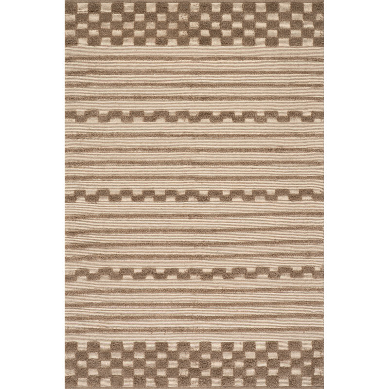 Tapis tissé à la main Carmeon Hamilton Nubi, Rectangle 4pi x 6 pi
