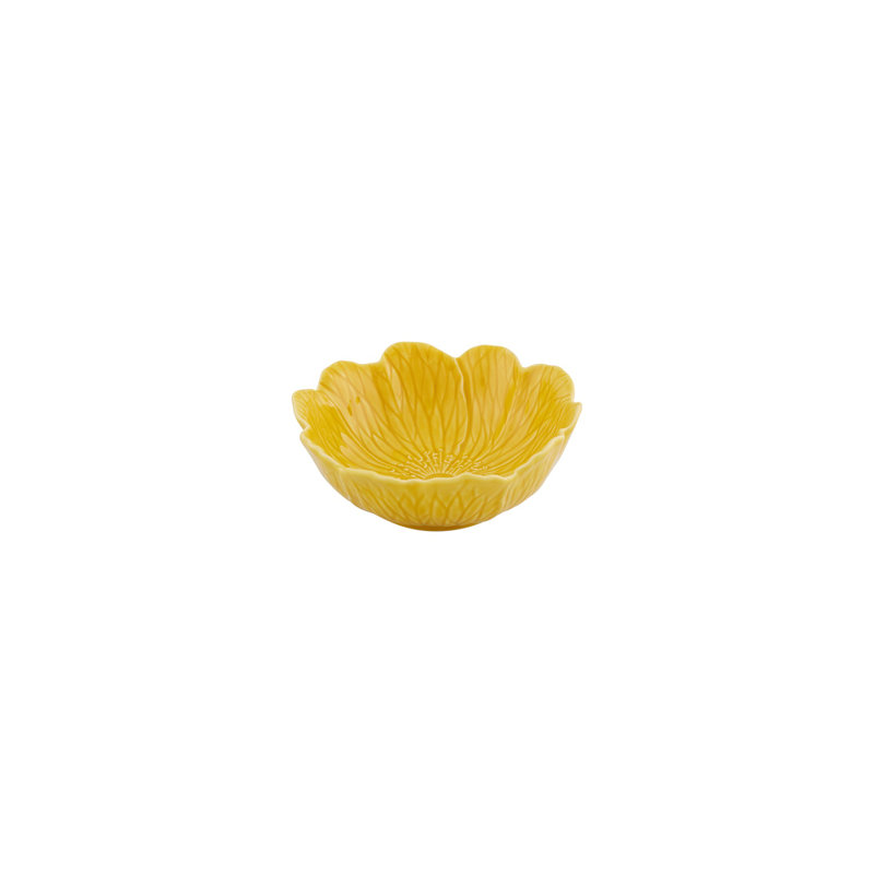Flora Earthenware Cereal Bowl, Yellow