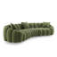 Winnie 322.1Cm Chenille Round Arms Modular Sofa
