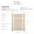 SaraMar 48 W 36 D 96 H Glue Up Solid Surface Wall-80823555