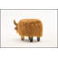 Repose-pieds avec rangement caché Highland Cow