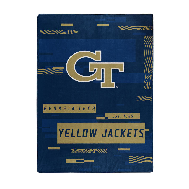 Throw Blanket, Blue/Yellow, Yellow Jackets