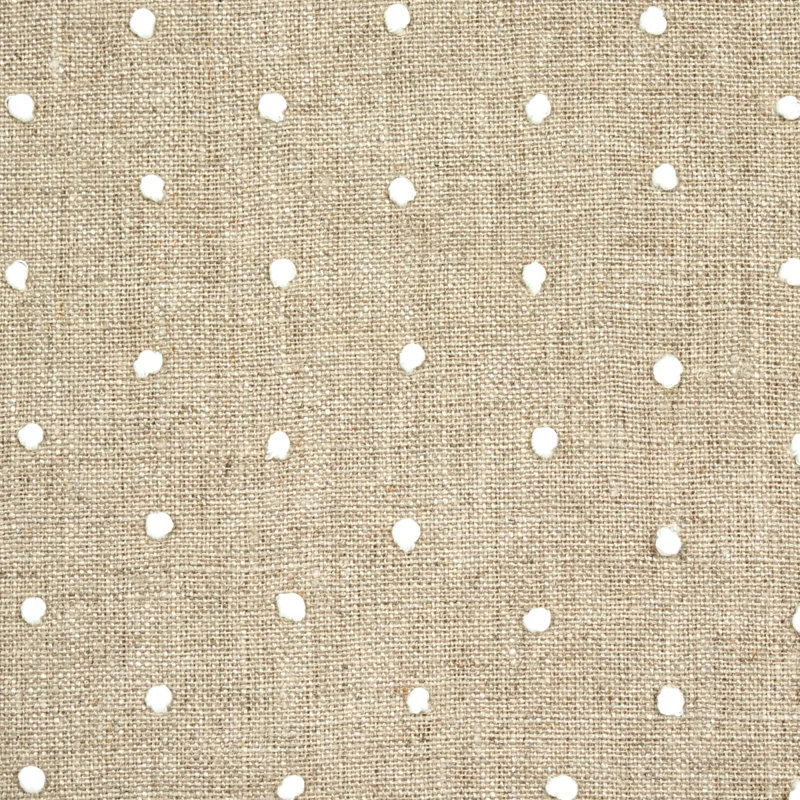 Tissu de broderie galet, Lin