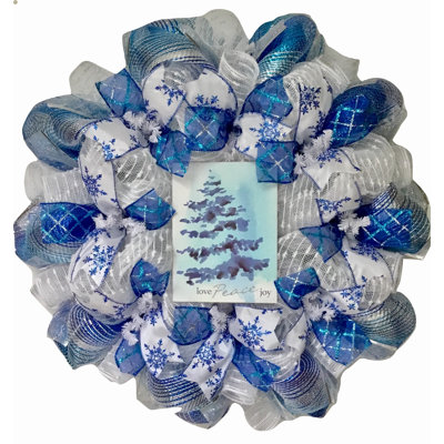 Holiday Wreath Love Peace Joy