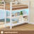 Twin Metal Loft Bed with LED Lights, Low Loft Bed Frame with 6 Storage Drawers,Open Storage Shelves,15" H Guard Rail-678042627