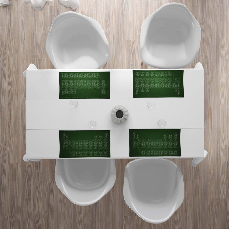 Polyester Geometric Rectangle Placemat
