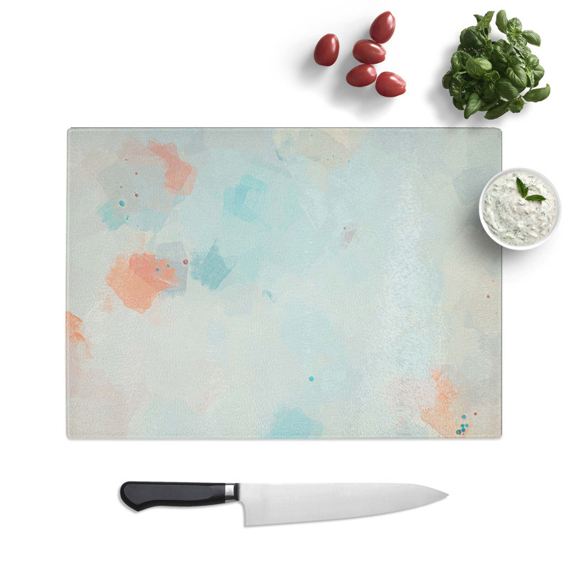 Tempered Glass a Breath Chopping Board, 28.5 cm W x 20 cm L