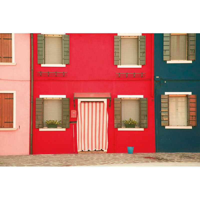 «Venice Architecture V» par Aledanda, reproduction sur toile tendue, H 8 po x l 12 po