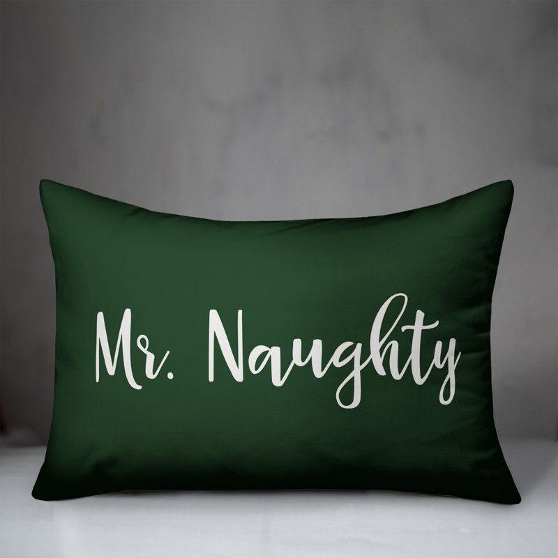  Coussin Mr. Naughty, Vert foncé