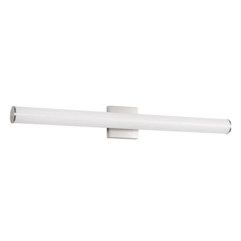 Rico 36-in Black dimmable LED Wall Sconce, Nickel