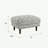Jurie Black Abstract Ottoman