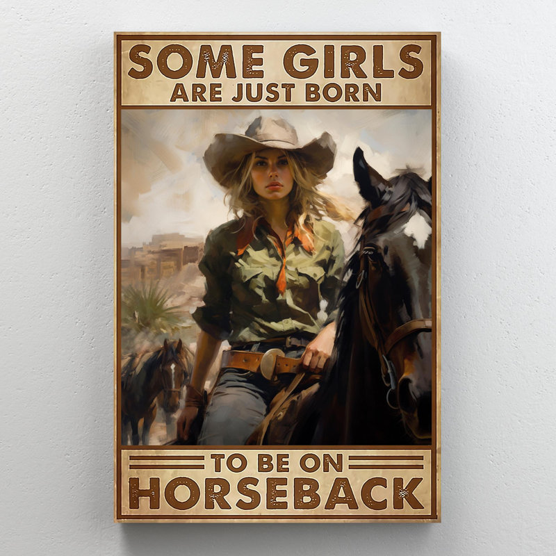 To Be On Horseback, H 14 po x l 11 po x P 1,25 po