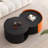 Nesting Coffee Table, Round Nesting Tables And End Tables For Small Space, Modern Side Tables With Extendable Sliding Tabletop For Living Room, Office, No Need Assembly-980037152