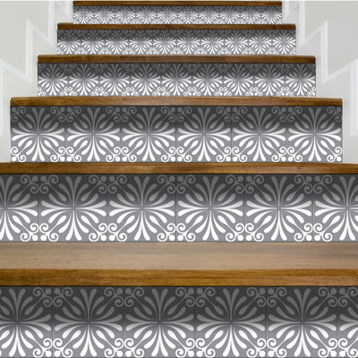 5'' W x 5'' L Vinyl Peel and Stick Mosaic Tile