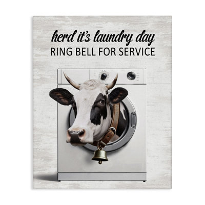 Toile Ring Cow Laundry