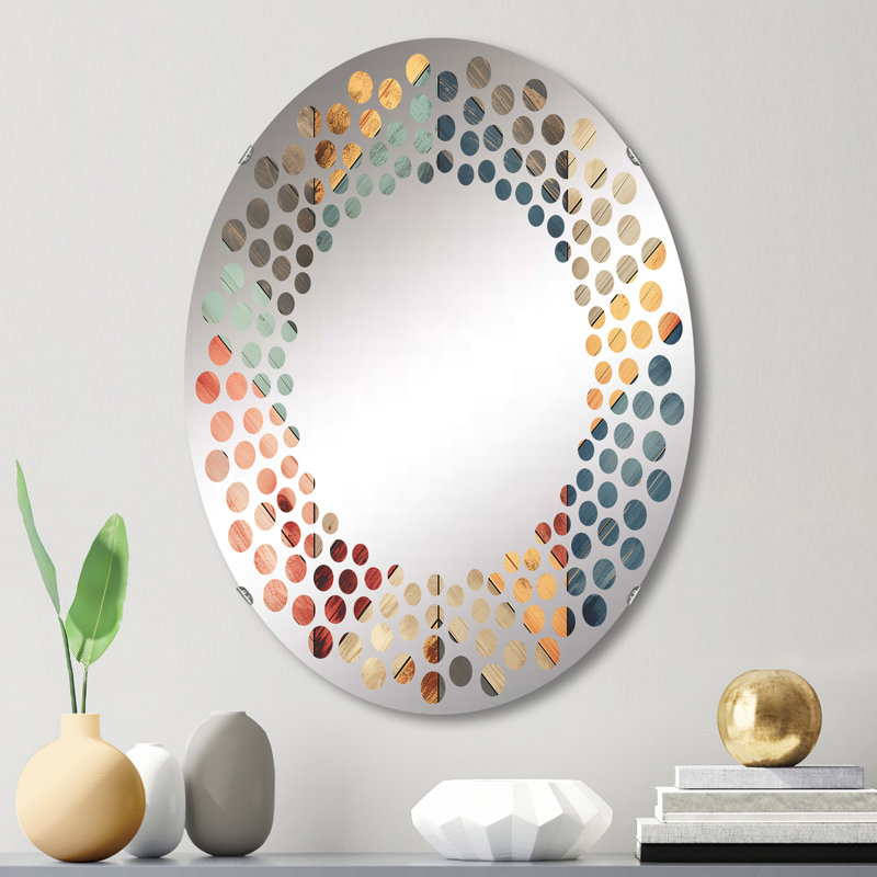 Miroir mural à pois Farmhouse, L 20 po x H 30 po