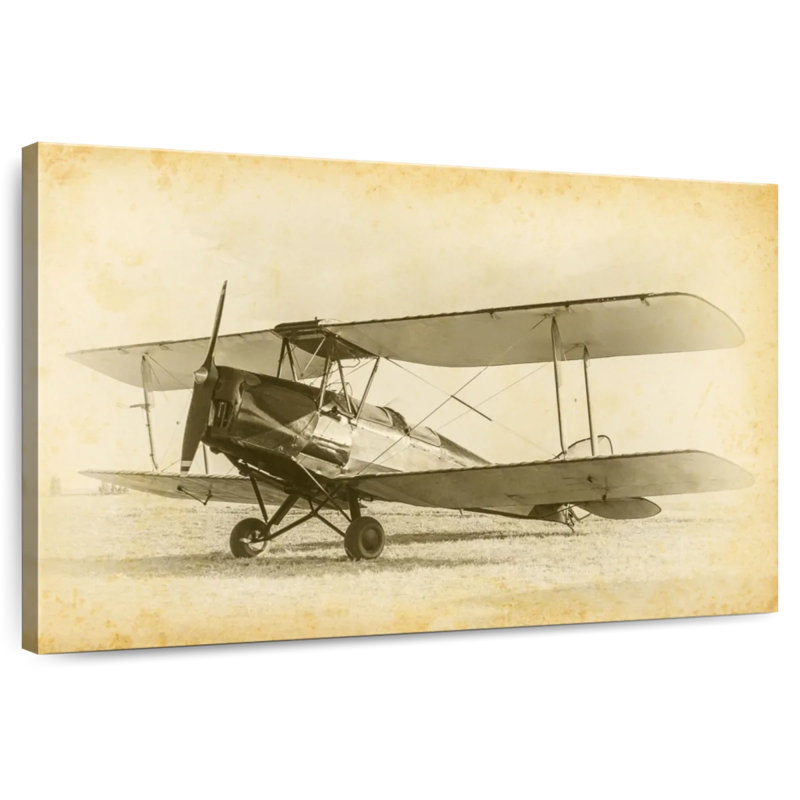 Croquis d'avion Mehar Vintage, H 24 po x l 36 po