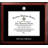 Satin Brown Wood Embossed Picture Frame with Mat-44468709