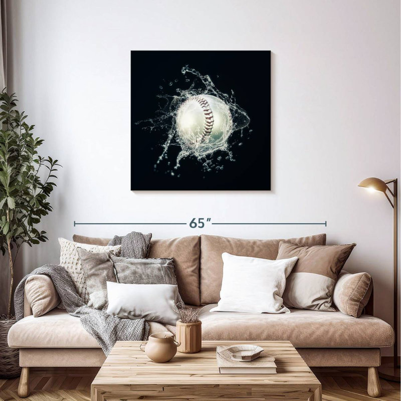 Sireci Baseball Splash, 36" H x 36" W