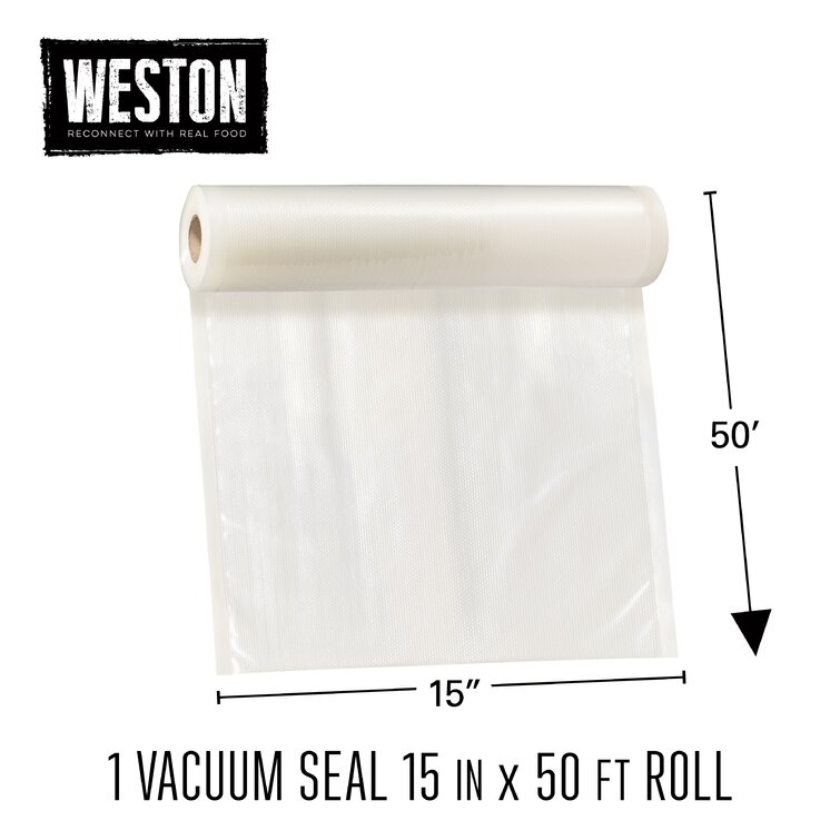 GERYON Vacuum Sealer Bags, 50 Pcs Quart Size 8 x 12 Commercial