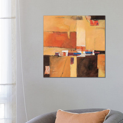 Abstract II by Franz Heigl - Wrapped Canvas Painting
