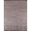 Bamboo Silk Geometric Area Rug in Brown-25856117