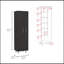 Garde-robe Closet, chambre, noir / blanc-1120684382