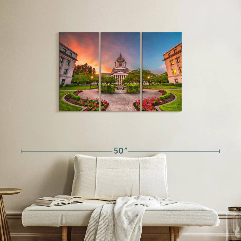 Washington State Capitol, H 24 po x l 38 po