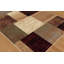 Tapis géométrique rouge / beige / vert Galt