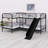 L-Shaped Bunk Bed With Slide And Ladder