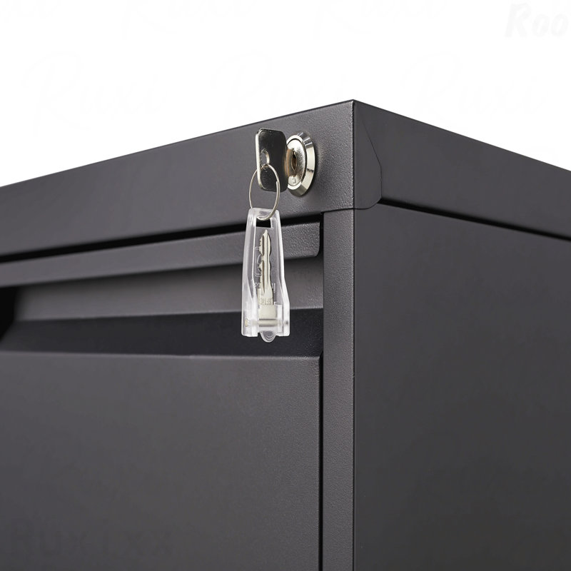 4 Drawer Vertical File Storage Organizer Cabinet With Lock Filing Cabinet Metal Filing Cabinet For Home Office Organizer Storage Cabinet Letter Size/A4/Legal File