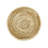 Pandan Seashell Placemats Set of 4 Handwoven Round 14 Inch Coastal Dining Table Mats Natural Decor - 14"H