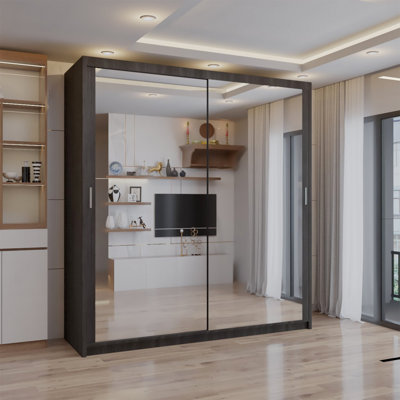Ashawni 2 Door Laminate Wardrobe