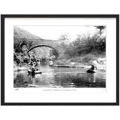 Cenarth, Coracle Fishing C1955 by Francis Frith - Single Picture Frame Print