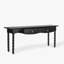 Spindle Console Table - Black