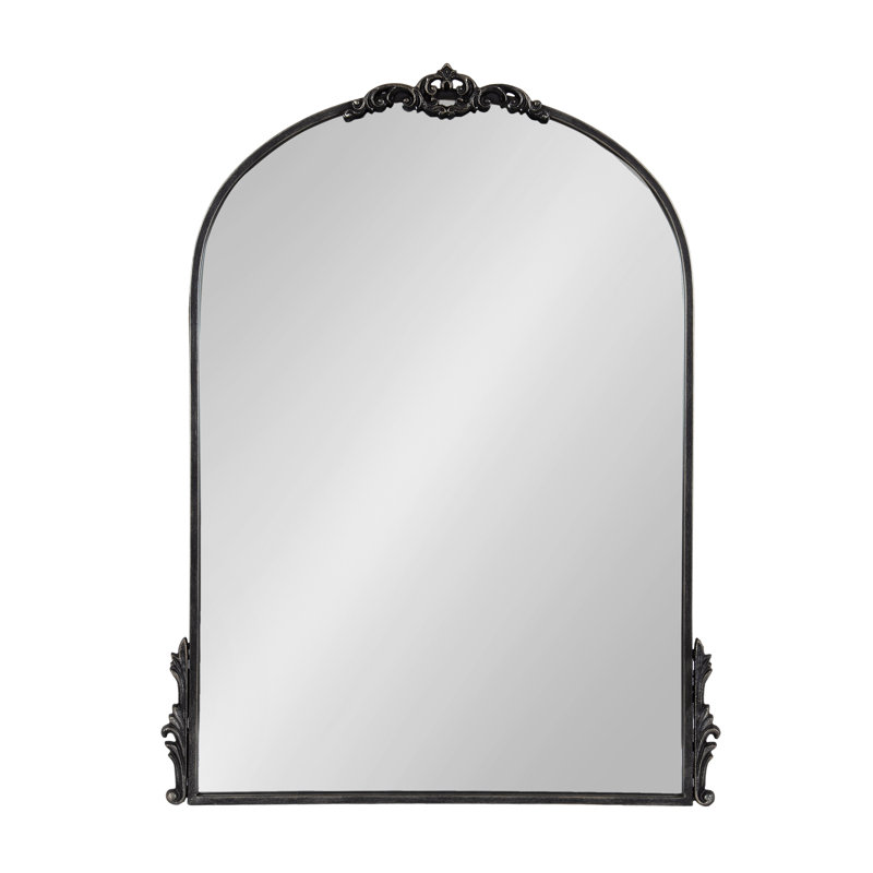 Christany Metal Mirror, Black, 32.5" x 24.5"