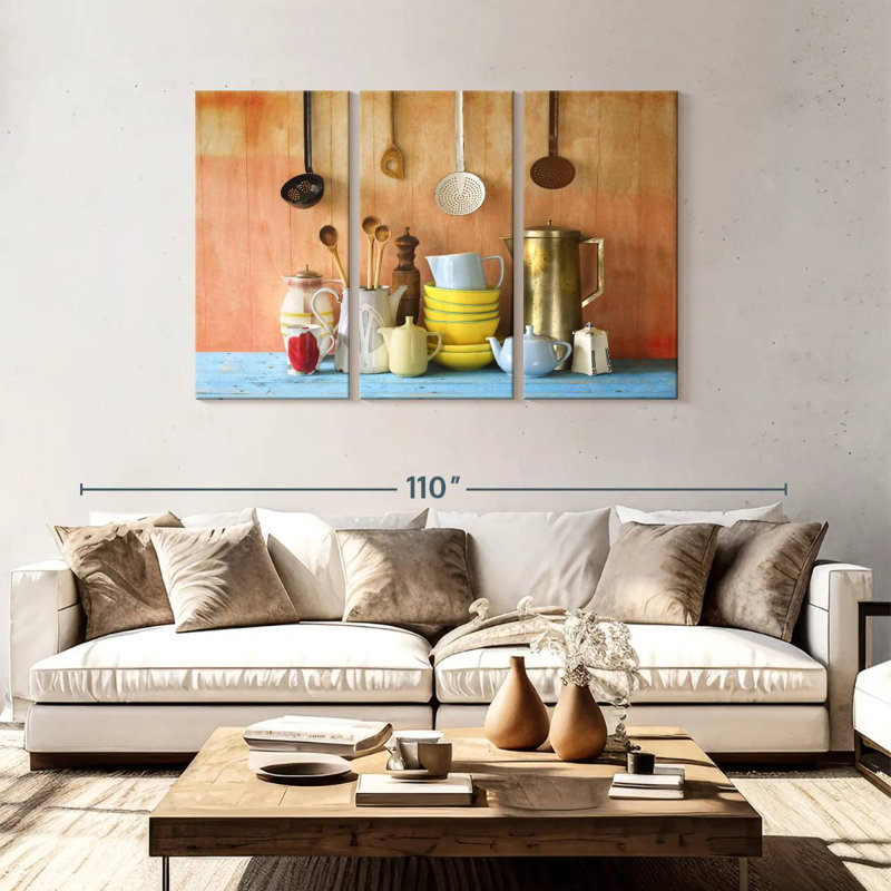 Senne Country Kitchenware, 48" H x 74" W