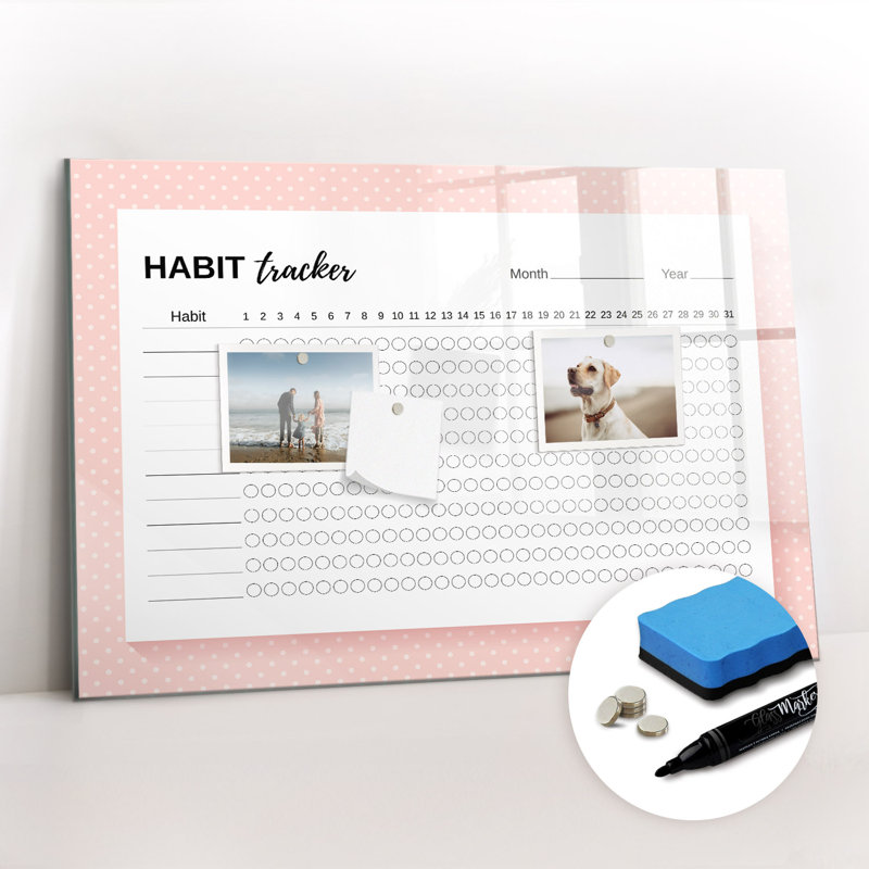 Magnetic Glass Dry Erase Board